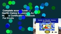 Complete acces  Guide to Health Claims Examining: An Honors Certification Textbook  For Kindle