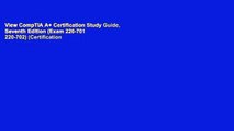 View CompTIA A  Certification Study Guide, Seventh Edition (Exam 220-701   220-702) (Certification