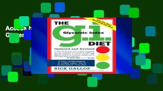 Access books The G.I. Diet: Glycemic Index For Ipad