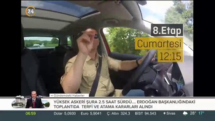 8. Etap cumartesi 12:15'te