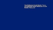 View Multisector Growth Models: Theory and Application Ebook Multisector Growth Models: Theory and