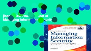 [book] New How to Cheat at Managing Information Security