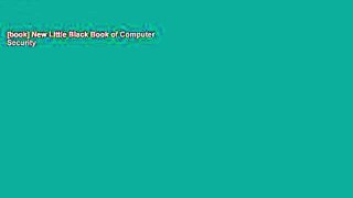[book] New Little Black Book of Computer Security