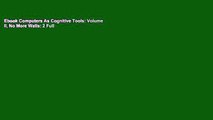 Ebook Computers As Cognitive Tools: Volume Ii, No More Walls: 2 Full