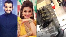 Divyanka Tripathi gets SPECIAL gift from Karan Patel on friendship Day; Watch Video । FilmiBeat