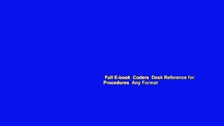 Full E-book  Coders  Desk Reference for Procedures  Any Format
