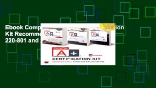 Ebook CompTIA A+ Complete Certification Kit Recommended Courseware: Exams 220-801 and 220-802 Full