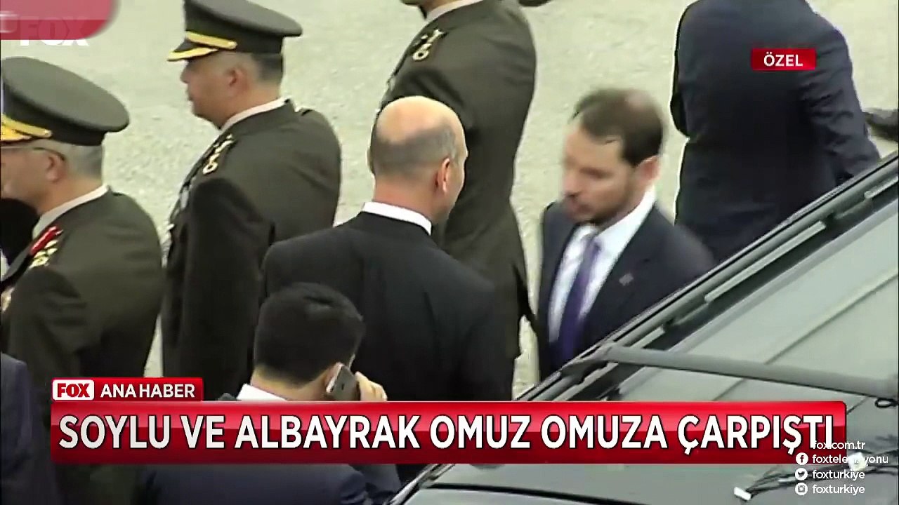 Soylu ve Albayrak omuz omuza çarpıştı