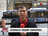 Protes Donald Trump, Demonstran Salat di Depan Trump Tower