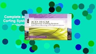Complete acces  ICD-10-CM Diagnostic Coding System: Education, Planning and Implementation