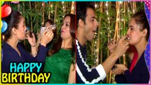 Yuvika Chaudhary Birthday Celebrations With Prince Narula | Cake Cutting