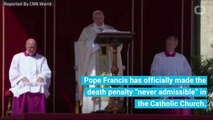 Pope Francis Officially Says Death Penalty Is 'Never Admissible' In Catholic Church
