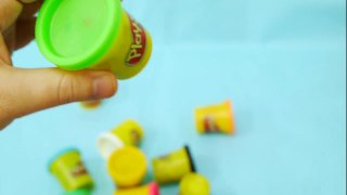 Learn Colours With PLAY DOH! New Special Edition Multi Colors 10 Mini Cans Opening & Unbox