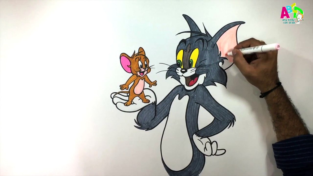 How to Draw Tom and Jerry II Learn to draw Tom & Jerry in easy steps  #abcdanybodycandraw - video Dailymotion