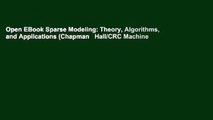 Open EBook Sparse Modeling: Theory, Algorithms, and Applications (Chapman   Hall/CRC Machine