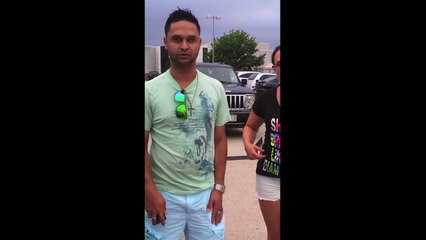 Family who locked their little dog in the car 2