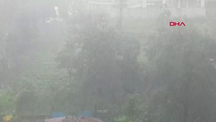 Rize de Sağanak Yağış Bugün de Etkili Oluyor