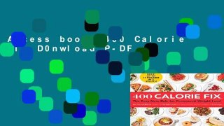 Access books 400 Calorie Fix D0nwload P-DF