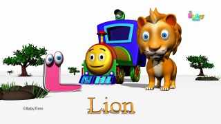 Joe, The Train | Alphabets Animals Song | ABC Song For Kids And Children