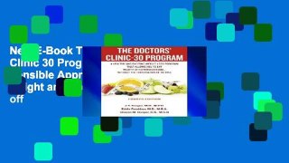 New E-Book The Doctors  Clinic 30 Program: A Sensible Approach to losing weight and keeping it off