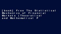 [book] Free The Statistical Mechanics of Financial Markets (Theoretical and Mathematical Physics)