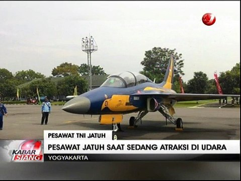 Pesawat Jet Tempur T-50i Milik TNI AU Jatuh di Bandara Adisucipto Yogyakarta