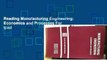 Reading Manufacturing Engineering: Economics and Processes For Ipad