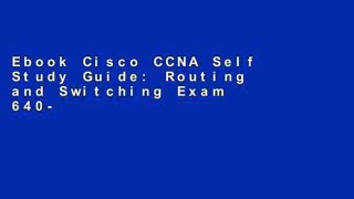 Ebook Cisco CCNA Self Study Guide: Routing and Switching Exam 640-607 Full