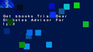 Get Ebooks Trial Dear Diabetes Advisor For Ipad