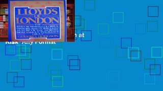 Full version  Lloyd s of London: A Reputation at Risk  Any Format
