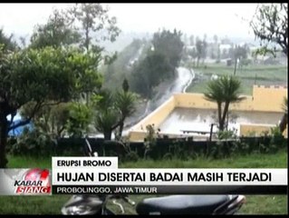 Hujan di Bromo Sebabkan Guyuran Abu Vulkanik Meningkat