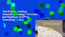 Full E-book  Crafting   Executing Strategy: Concepts and Readings (Crafting   Executing Strategy