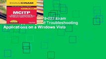 Open EBook MCITP 70-622 Exam Cram: Supporting and Troubleshooting Applications on a Windows Vista
