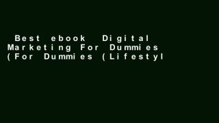Best ebook  Digital Marketing For Dummies (For Dummies (Lifestyle))  Unlimited