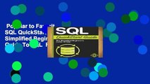 Popular to Favorit  SQL QuickStart Guide: The Simplified Beginner s Guide To SQL  For Full