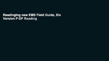 Readinging new EMS Field Guide, Bls Version P-DF Reading