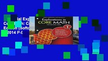 New Trial Explorations in Core Math: Common Core Student Edition (Softcover) Algebra 1 2014 P-DF