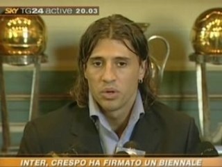 Hernan Crespo e dell'Inter