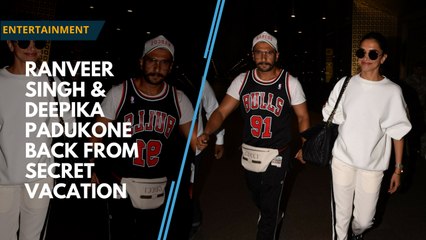 Ranveer Singh, Deepika Padukone back from secret vacation