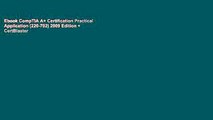 Ebook CompTIA A  Certification Practical Application (220-702) 2009 Edition   CertBlaster