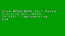 View MCSA/MCSE Self-Paced Training Kit (Exam 70-299): Implementing and Administering Security in a