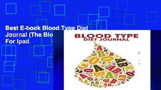 Best E-book Blood Type Diet Journal (The Blokehead Journals) For Ipad