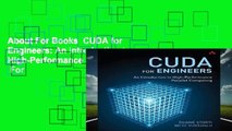 About For Books  CUDA for Engineers: An Introduction to High-Performance Parallel Computing  For