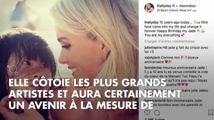 PHOTOS. De bébé à adolescente... Jade Hallyday a 14 ans et a bien grandi