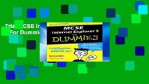 Trial MCSE Internet Explorer 5 For Dummies Ebook