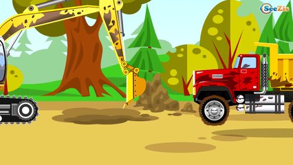 The Bulldozer Compilation for Children. Construction Cartoons. Cars & Trucks New Season