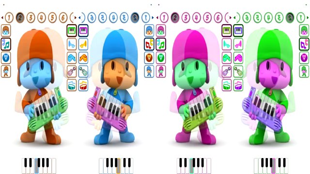 Talking Pocoyo Colors Reion Compilation Funny Montage new HD