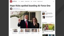 Hope Hicks Spurs Speculation After Spotted Boarding Air Force One
