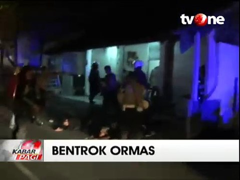 Polisi Tangkap Puluhan Anggota Ormas Pelaku Bentrokan di Denpasar
