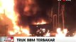 Truk Tangki BBM Terbakar di SPBU Pinang Ranti Jaktim